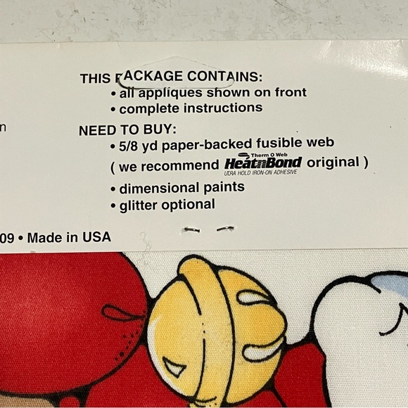 Daisy Kingdom No-Sew Fabric Applique Santa Bears Ho Ho Ho C101-1001-014 NEW - Picture 6 of 8